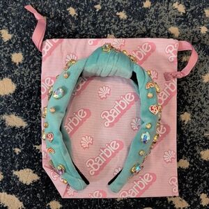 Lele Sadoughi Aqua Gem Embellished Headband